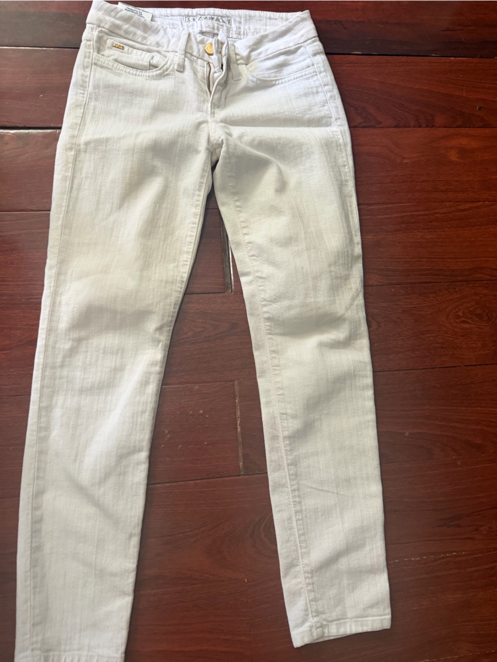 Joes White Slim Fit Pants